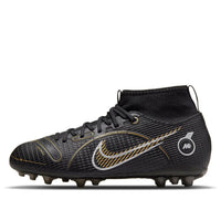 (GS) Nike Jr Mercurial Superfly 8 Academy AG 'Black Yellow' DJ2859-007