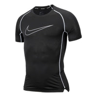 Nike Pro Dri-Fit Tight Short-sleeved 'Black' DD1993-011