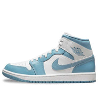 (WMNS) حذاء Air Jordan 1 Mid "University Blue 2022" BQ6472-141