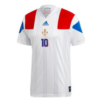 adidas Par Jsy Soccer/Football Training Casual Sports Short Sleeve White FK3571
