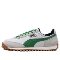 حذاء PUMA Fast Rider Source باللون الأبيض الكلاسيكي والأخضر رقم 371601-07
