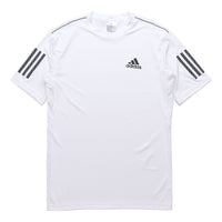 Men's adidas Club 3str Short Sleeve White T-Shirt DP2875