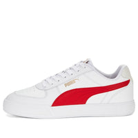 حذاء رياضي PUMA Caven باللون الأبيض والأحمر 380810-25