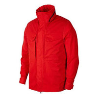 مجموعة Nike Sportswear Tech Pack المصنوعة من مواد صناعية باللون الأحمر AT4571-657