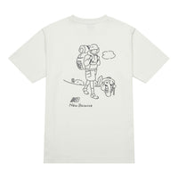 New Balance Hiking Graphic T-Shirt 'White' AMT42339-CIC