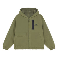 (WMNS) New Balance Sports Hooded Jacket Military Green AWJ13319-OLG