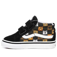 حذاء Vans Animal Checkerboard SK8 للأطفال الصغار متوسط ​​الحجم أسود/أبيض VN0A348J0GN
