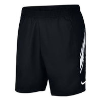 شورت تنس Nike Court Dri-FIT 9 "أسود وأبيض" 939266-011