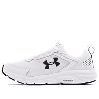 (WMNS) Under Armour Charged Assert 9 Wide 'White Black' 3024862-100