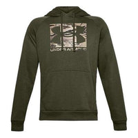 Men's Under Armour Logo Printing hooded Drawstring Green 1357939-390