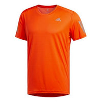 تيشيرت رياضي adidas Own The Run T برقبة دائرية وأكمام قصيرة، برتقالي DZ9002