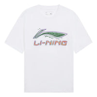 Li-Ning Classic Logo T-shirt 'White' AHSS879-4