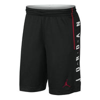 Air Jordan Rise Alphabet Logo Loose Quick Dry Basketball Sports Shorts Black 888377-010