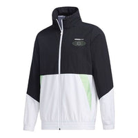 adidas neo M Egame Wb Sports Colorblock hooded Windbreaker Jacket Black White Colorblock GL7187