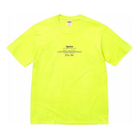 Supreme Standard T-Shirt 'Yellow' SUP-SS24-032