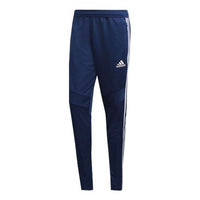 adidas Casual Knit Soccer/Football Sports Training Long Pants Navy Blue DT5174