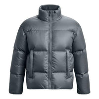 سترة Under Armour ColdGear Infrared Puffer "رمادي أزرق" 1378828-002
