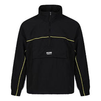 جاكيت رياضي بأكمام طويلة من adidas originals باللون الأسود FM2272