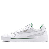 حذاء تزلج PUMA Cali Retro منخفض الرقبة باللون الأبيض والأخضر 369337-02