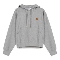 (WMNS) KENZO FW20 Small Tiger Head Loose Hooded Long Sleeves Hoodie Pearl Grey FA62SW7774MD-94