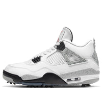 حذاء Air Jordan 4 Golf "White Cement" CU9981-100