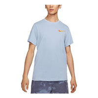 Nike Yoga T-Shirt 'Blue' DZ2650-479