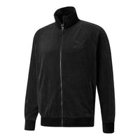 جاكيت PUMA Iconic T7 الرياضي ذو الياقة القائمة والمطرز بشعار PUMA Iconic T7 باللون الأسود 532936-01