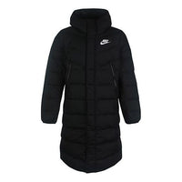 جاكيت Nike Down Fill Stay Warm بغطاء رأس وغطاء للرأس أسود CU0281-010