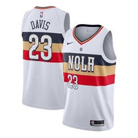 Nike Earned Edition NBA ANTHONY Davis City Edition Swingman Jersey White BQ6411-100