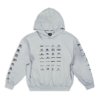 Balenciaga Archives Logos Hoodie 'Light Grey' 726241TNVQ81342