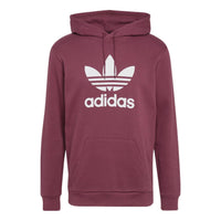 adidas Adicolor Classics Trefoil Hoodie 'Burgundy Victory Crimson White' H06666