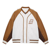 سترة بيسبول Li-Ning BadFive Graphic 'White Brown' AJMT017-4