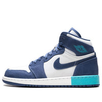 (GS) حذاء Air Jordan 1 Retro High 'Blue Moon' 332148-407