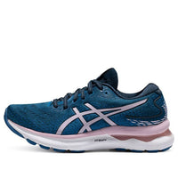 (WMNS) حذاء ASICS Gel-Nimbus 24 Wide باللون الأزرق الفرنسي الوردي الفاتح 1012B199-400