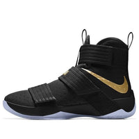 Nike LeBron Zoom Soldier 10 Black Gold 'Black Gold yellow gold' 885682-991