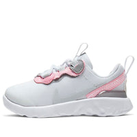 (TD) حذاء الجري Nike React Elements باللون الرمادي والوردي CK4083-102