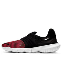 حذاء Nike Free RN Flyknit 3.0 "أسود قرمزي لامع" AQ5707-007