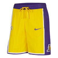 شورت رياضي Nike Los Angeles Lakers Courtside Heritage Nba Lacing باللون الأصفر Amarillo CV5603-728