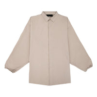 قميص Fear of God Essentials FW23 بأزرار "Silver Cloud" 186BT234022F
