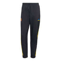 بنطال رياضي adidas Mufc Icon Wo Pn بألوان متباينة لكرة القدم/كرة القدم، أسود GR3878