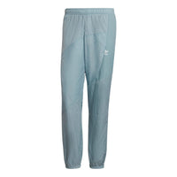 بنطال رياضي رجالي من adidas originals Casual Splicing بلون سادة، أزرق سماوي HC4513