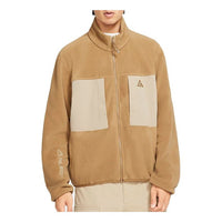 جاكيت نايكي ACG Polartec Wolf Tree Fleece Zipper Stay Warm Jacket بني CV0652-216