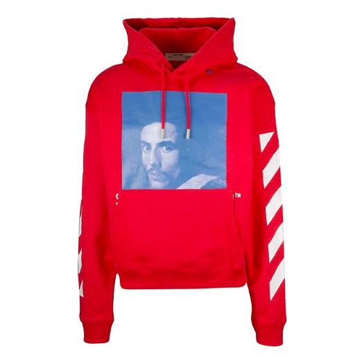 سترة رجالية حمراء من Off-White c/o Virgil Abloh OMBB037F181920112030