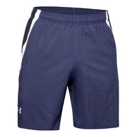 Under Armour Launch SW Branded 7 inch Shorts 'Blue' 1350153-497