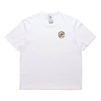 adidas originals Artist Tee Ss Pattern Printing Sports Male White HA4704