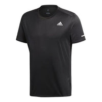 adidas Run Tee M CG Running Sports Round Neck Short Sleeve Black CG1953