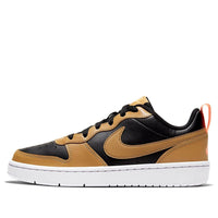 (GS) Nike Court Borough Low 2 'أسود برتقالي أبيض' BQ5448-004