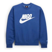 Nike x Nigo Fleece Sweatshirt 'Blue White' FV5941-492