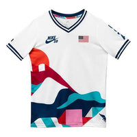 قميص Nike SB x Parra USA Federation Kit Crew Jersey "White Multi" CT6071-100