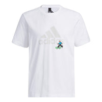 adidas Graphic Logo T-Shirts 'White' IA8156